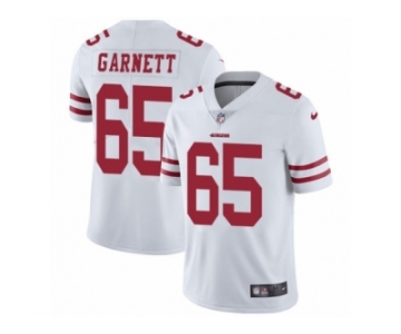 Men's Nike San Francisco 49ers #65 Joshua Garnett Vapor Untouchable Limited White NFL Jersey