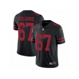 Men's Nike San Francisco 49ers #67 Daniel Kilgore Vapor Untouchable Limited Black NFL Jersey