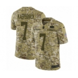 Men's Nike San Francisco 49ers #7 Colin Kaepernick Limited Camo 2018 Salute to Service NFL Jersey