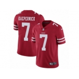 Men's Nike San Francisco 49ers #7 Colin Kaepernick Vapor Untouchable Limited Red Team Color NFL Jersey