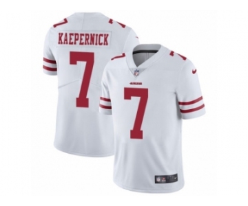 Men's Nike San Francisco 49ers #7 Colin Kaepernick Vapor Untouchable Limited White NFL Jersey