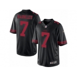 Men's Nike San Francisco 49ers #7 Matt Barkley Limited Black NFL Jersey