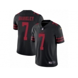 Men's Nike San Francisco 49ers #7 Matt Barkley Vapor Untouchable Limited Black NFL Jersey