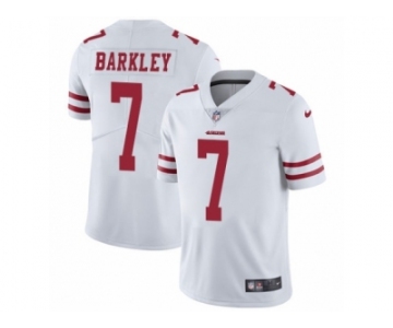 Men's Nike San Francisco 49ers #7 Matt Barkley Vapor Untouchable Limited White NFL Jersey