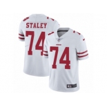 Men's Nike San Francisco 49ers #74 Joe Staley Vapor Untouchable Limited White NFL Jersey