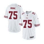 Men's Nike San Francisco 49ers #75 Alex Boone Limited White NFL Jersey