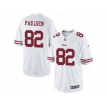 Men's Nike San Francisco 49ers #82 Logan Paulsen Limited White NFL Jersey