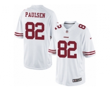 Men's Nike San Francisco 49ers #82 Logan Paulsen Limited White NFL Jersey