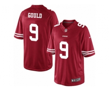 Men's Nike San Francisco 49ers #9 Robbie Gould Limited Red Team Color NFL Jersey