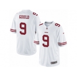 Men's Nike San Francisco 49ers #9 Robbie Gould Limited White NFL Jersey