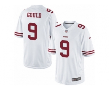 Men's Nike San Francisco 49ers #9 Robbie Gould Limited White NFL Jersey