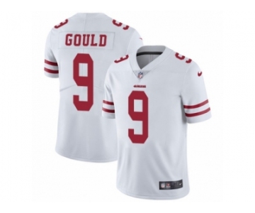 Men's Nike San Francisco 49ers #9 Robbie Gould Vapor Untouchable Limited White NFL Jersey