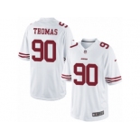 Men's Nike San Francisco 49ers #90 Solomon Thomas Limited White NFL Jersey