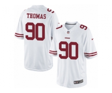 Men's Nike San Francisco 49ers #90 Solomon Thomas Limited White NFL Jersey