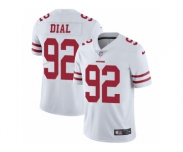 Men's Nike San Francisco 49ers #92 Quinton Dial Vapor Untouchable Limited White NFL Jersey