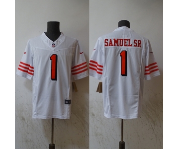 Men's San Francisco 49ers #1 Deebo Samuel Black Vapor Untouchable Limited Football Stitched Jersey