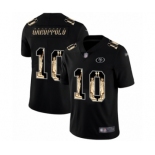 Men's San Francisco 49ers #10 Jimmy Garoppolo Limited Black Statue of Liberty Football Jersey