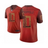 Men's San Francisco 49ers #10 Jimmy Garoppolo Limited Red City Edition Football Jersey