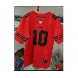 Men's San Francisco 49ers #10 Jimmy Garoppolo red black Jersey