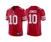 Men's San Francisco 49ers #10 Mac Jones Red 2025 Vapor Untouchable Limited Football Stitched Jersey