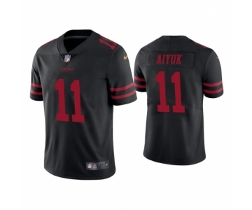 Men's San Francisco 49ers #11 Brandon Aiyuk Black Vapor Untouchable Limited Player Football Jersey