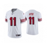 Men's San Francisco 49ers #11 Brandon Aiyuk Limited White Rush Vapor Untouchable Football Jersey