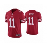 Men's San Francisco 49ers #11 Brandon Aiyuk Red Team Color Vapor Untouchable Limited Player Football Jersey