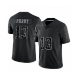 Men's San Francisco 49ers #13 Brock Purdy Black Reflective Limited Stitched Football Jersey