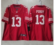 Men's San Francisco 49ers #13 Brock Purdy Red 2023 F.U.S.E. Vapor Untouchable Limited Stitched Football Jersey