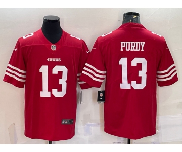 Men's San Francisco 49ers #13 Brock Purdy  Red Vapor Untouchable Stitched Football Jersey