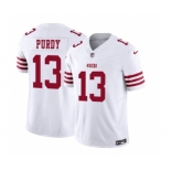 Men's San Francisco 49ers #13 Brock Purdy White 2023 F.U.S.E. Vapor Untouchable Limited Stitched Football Jersey