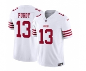 Men's San Francisco 49ers #13 Brock Purdy White 2023 F.U.S.E. Vapor Untouchable Limited Stitched Football Jersey