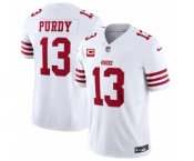 Men's San Francisco 49ers #13 Brock Purdy White 2023 F.U.S.E. With 1-Star C Patch Vapor Untouchable Limited Football Stitched Jersey