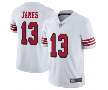 Men's San Francisco 49ers #13 Richie James Limited White Rush Vapor Untouchable Football Jersey