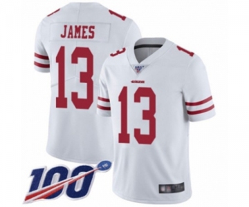 Men's San Francisco 49ers #13 Richie James White Vapor Untouchable Limited Player 100th Season Football Jersey