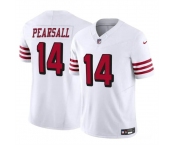 Men's San Francisco 49ers #14 Ricky Pearsall New White 2024 Draft F.U.S.E. Vapor Untouchable Limited Football Stitched Jersey