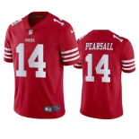 Men's San Francisco 49ers #14 Ricky Pearsall Red 2024 Draft Vapor Untouchable Limited Football Stitched Jersey