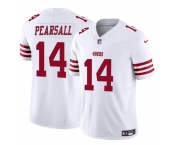 Men's San Francisco 49ers #14 Ricky Pearsall White 2024 Draft F.U.S.E. Vapor Untouchable Limited Football Stitched Jersey