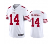 Men's San Francisco 49ers #14 Ricky Pearsall White 2024 Draft Vapor Untouchable Limited Football Stitched Jersey