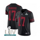 Men's San Francisco 49ers #17 Emmanuel Sanders Black Alternate Vapor Untouchable Limited Player Super Bowl LIV Bound Football Jersey