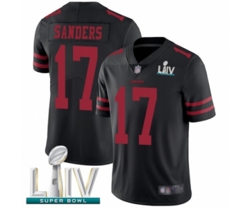 Men's San Francisco 49ers #17 Emmanuel Sanders Black Alternate Vapor Untouchable Limited Player Super Bowl LIV Bound Football Jersey