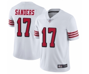 Men's San Francisco 49ers #17 Emmanuel Sanders Limited White Rush Vapor Untouchable Football Jersey