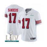 Men's San Francisco 49ers #17 Emmanuel Sanders Limited White Rush Vapor Untouchable Super Bowl LIV Bound Football Jersey