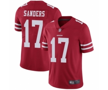 Men's San Francisco 49ers #17 Emmanuel Sanders Red Team Color Vapor Untouchable Limited Player Football Jersey