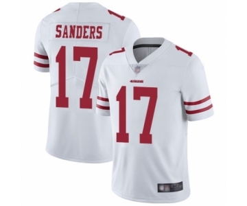 Men's San Francisco 49ers #17 Emmanuel Sanders White Vapor Untouchable Limited Player Football Jersey