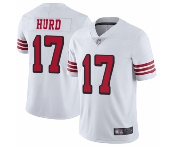 Men's San Francisco 49ers #17 Jalen Hurd Limited White Rush Vapor Untouchable Football Jersey