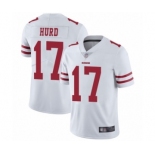 Men's San Francisco 49ers #17 Jalen Hurd White Vapor Untouchable Limited Player Football Jersey