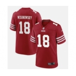 Men's San Francisco 49ers #18 Mitch Wishnowsky 2022 Red Vapor Untouchable Stitched Football Jersey