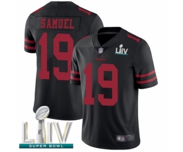 Men's San Francisco 49ers #19 Deebo Samuel Black Alternate Vapor Untouchable Limited Player Super Bowl LIV Bound Football Jersey