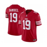 Men's San Francisco 49ers #19 Deebo Samuel Red 2023 F.U.S.E. Vapor Untouchable Limited Stitched Football Jersey